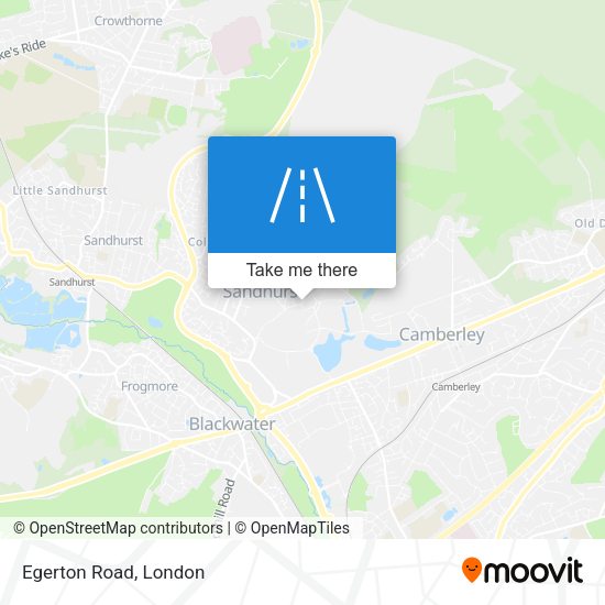 Egerton Road map