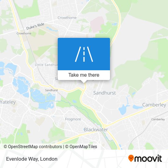 Evenlode Way map