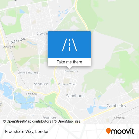 Frodsham Way map