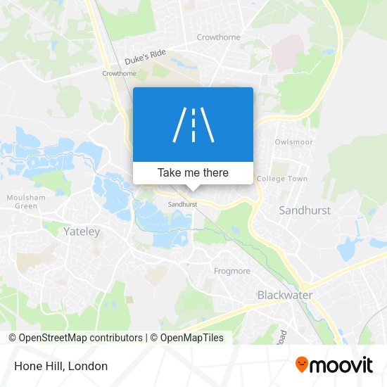 Hone Hill map