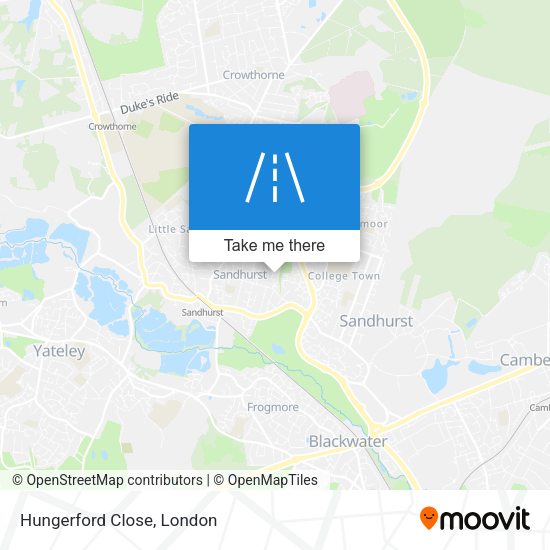 Hungerford Close map