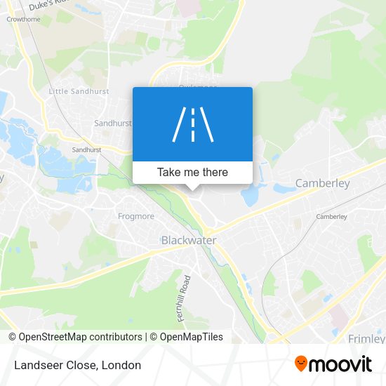 Landseer Close map