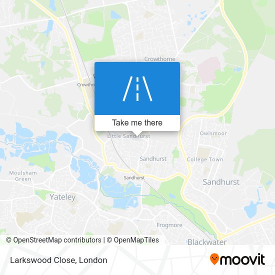 Larkswood Close map