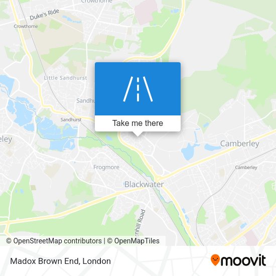 Madox Brown End map