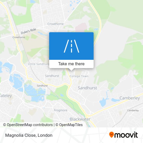 Magnolia Close map