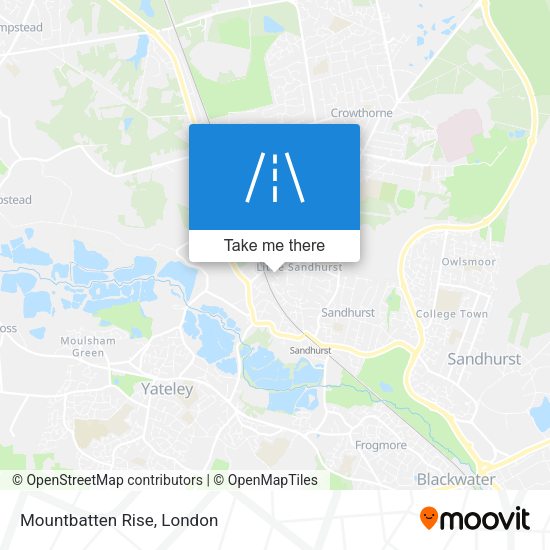 Mountbatten Rise map