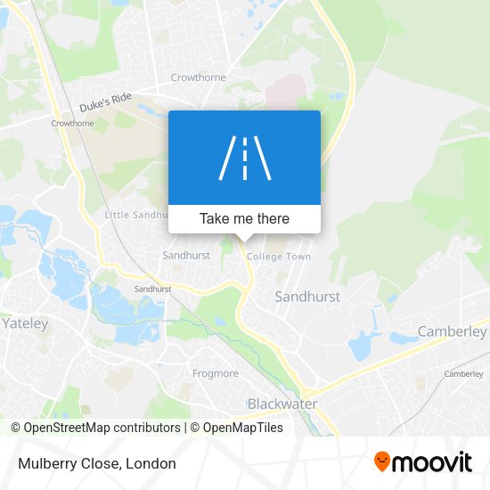 Mulberry Close map