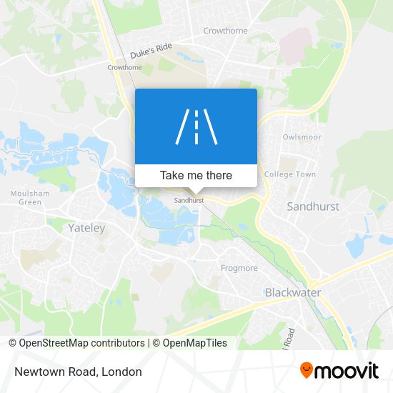 Newtown Road map