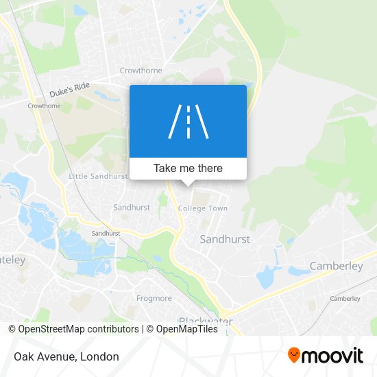Oak Avenue map