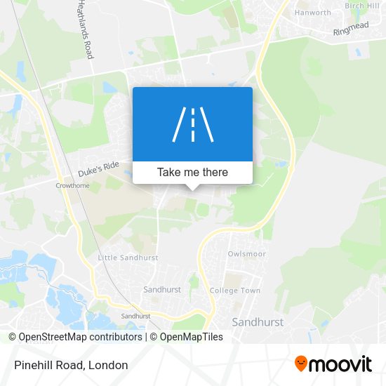 Pinehill Road map