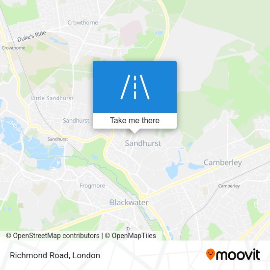 Richmond Road map