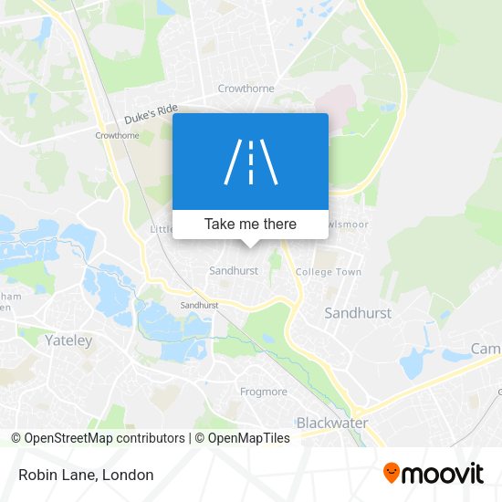 Robin Lane map