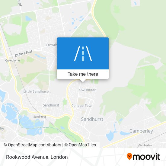 Rookwood Avenue map