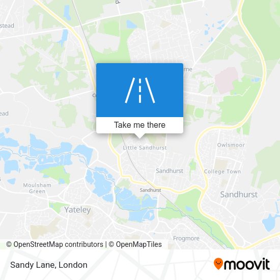 Sandy Lane map