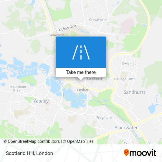 Scotland Hill map
