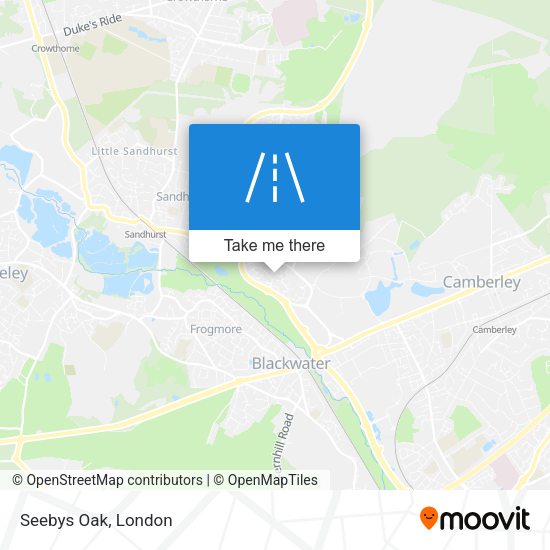 Seebys Oak map