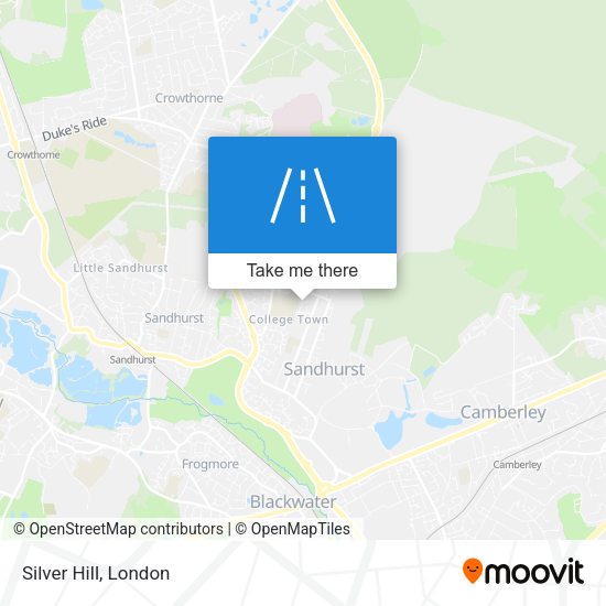 Silver Hill map