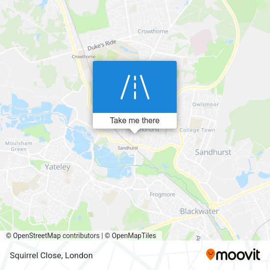 Squirrel Close map