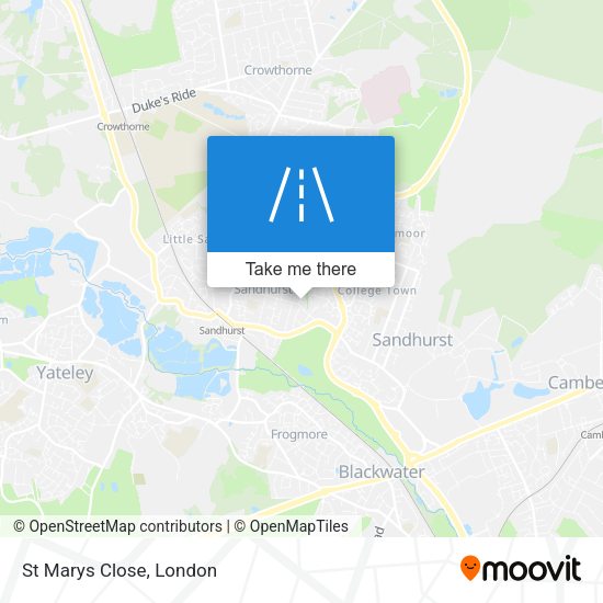 St Marys Close map
