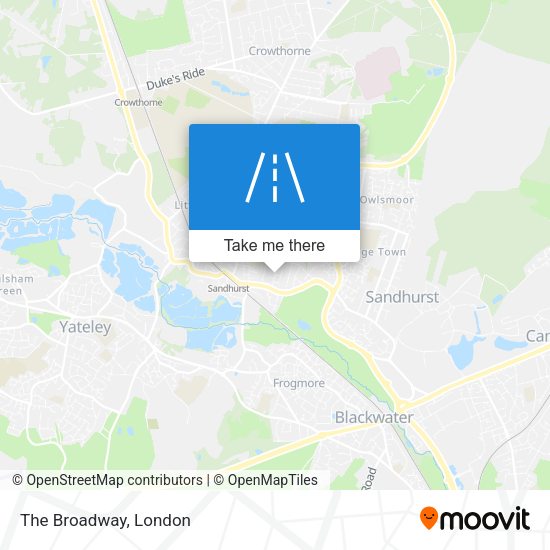 The Broadway map