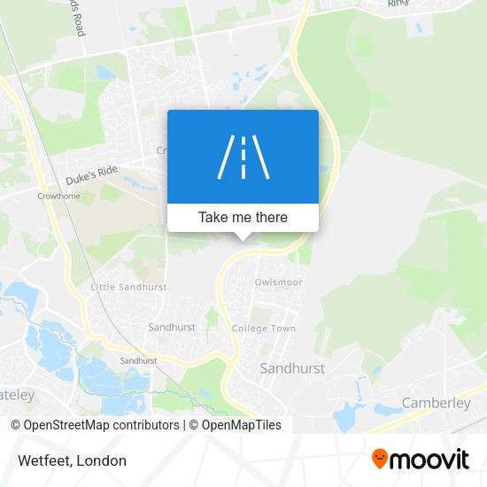 Wetfeet map