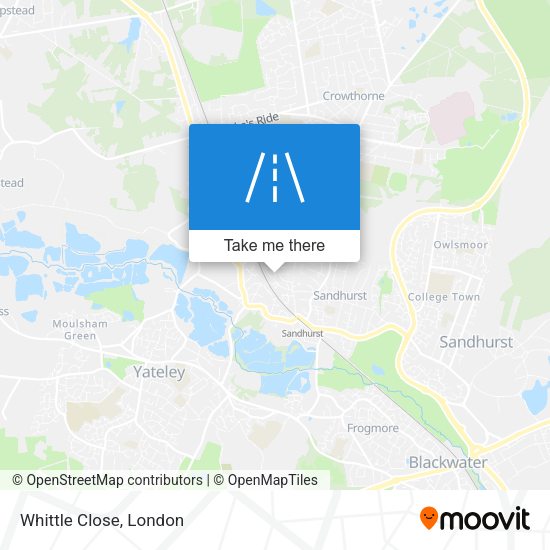 Whittle Close map
