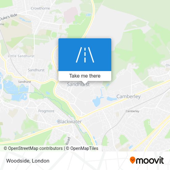 Woodside map