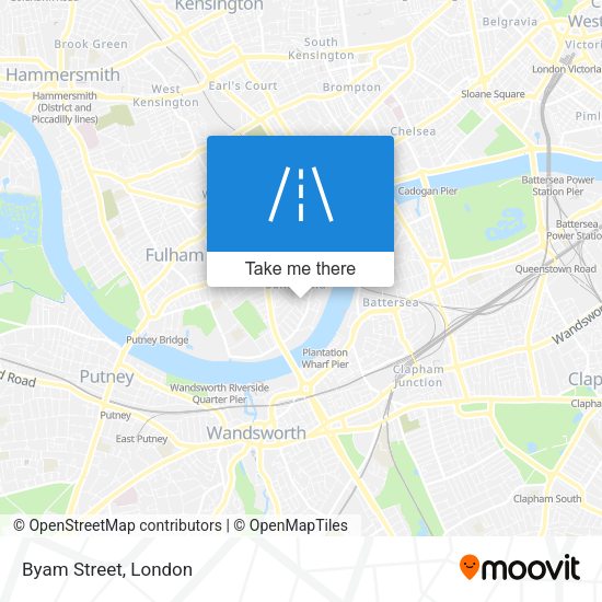 Byam Street map