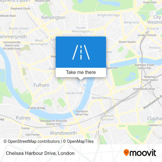 Chelsea Harbour Drive map