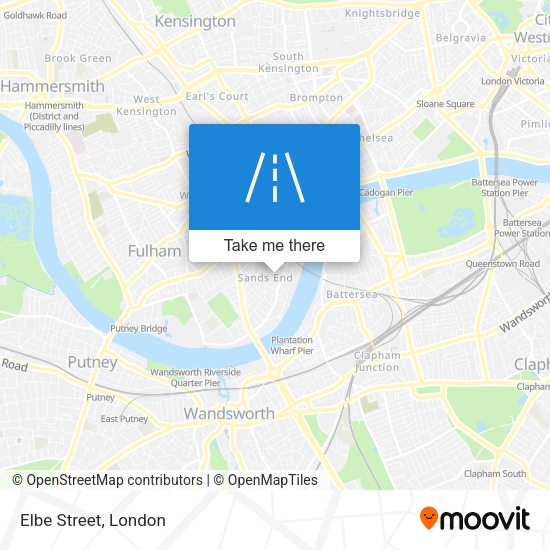 Elbe Street map