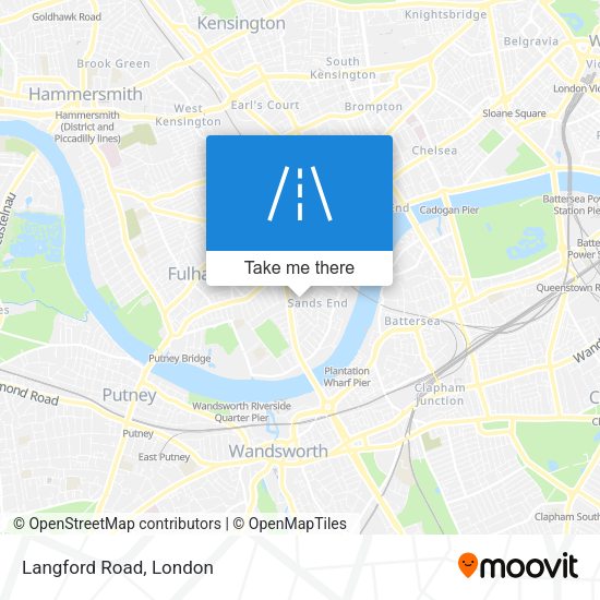 Langford Road map