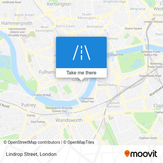 Lindrop Street map
