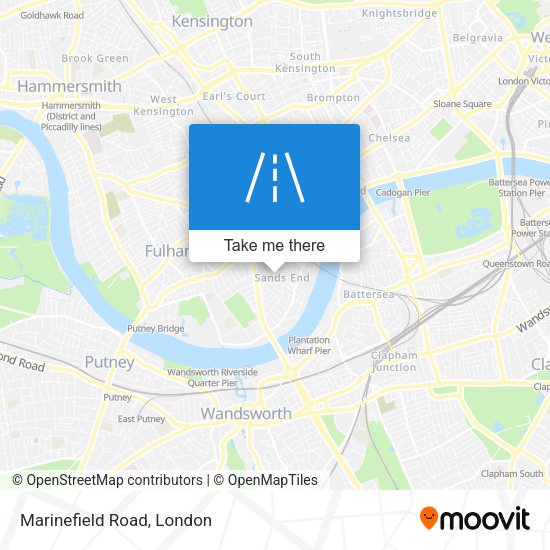 Marinefield Road map