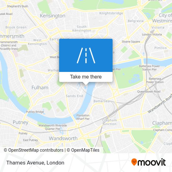 Thames Avenue map