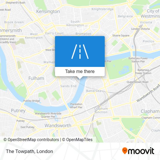 The Towpath map