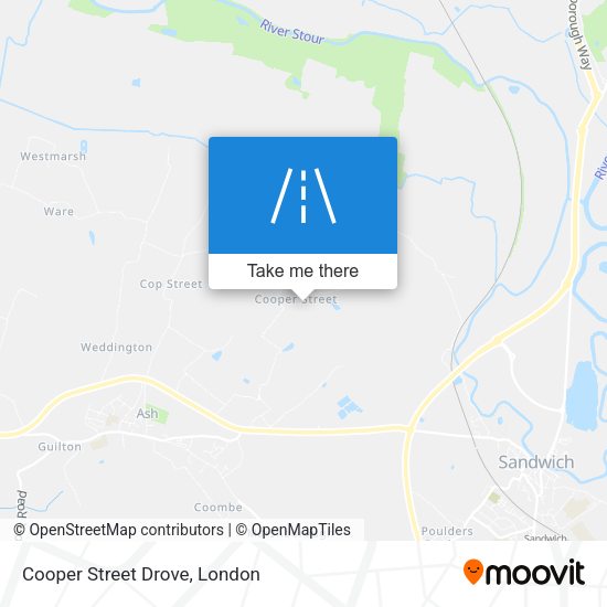 Cooper Street Drove map
