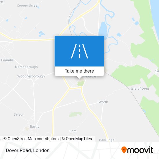 Dover Road map
