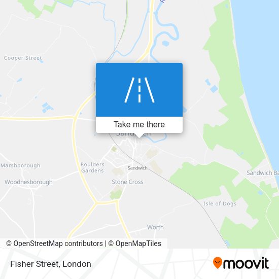 Fisher Street map