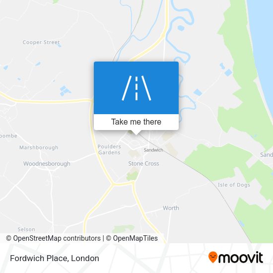 Fordwich Place map