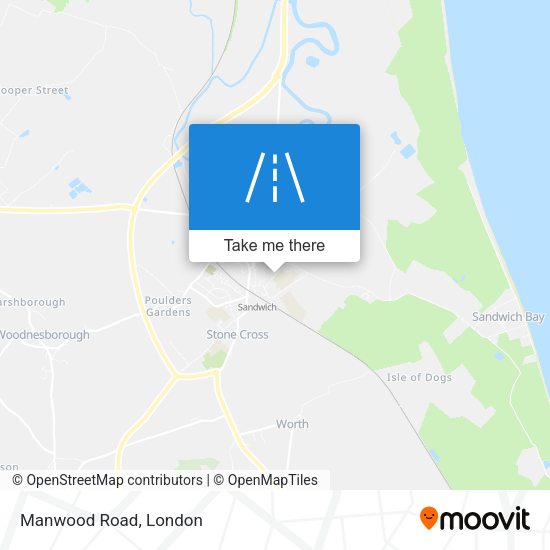 Manwood Road map
