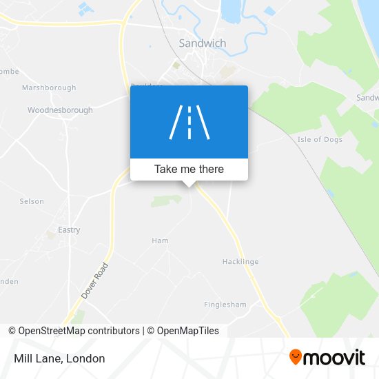 Mill Lane map