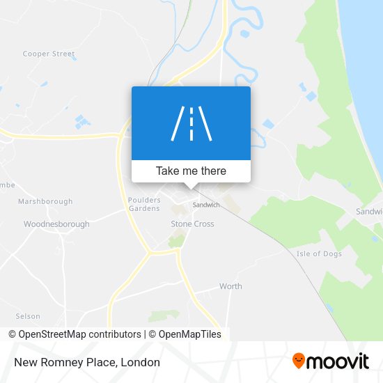 New Romney Place map