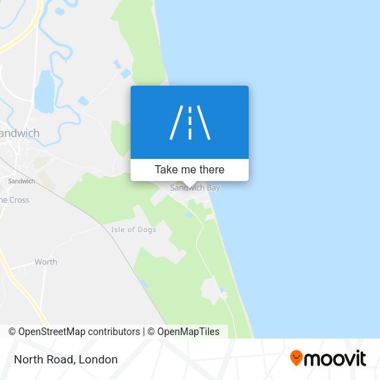 North Road map