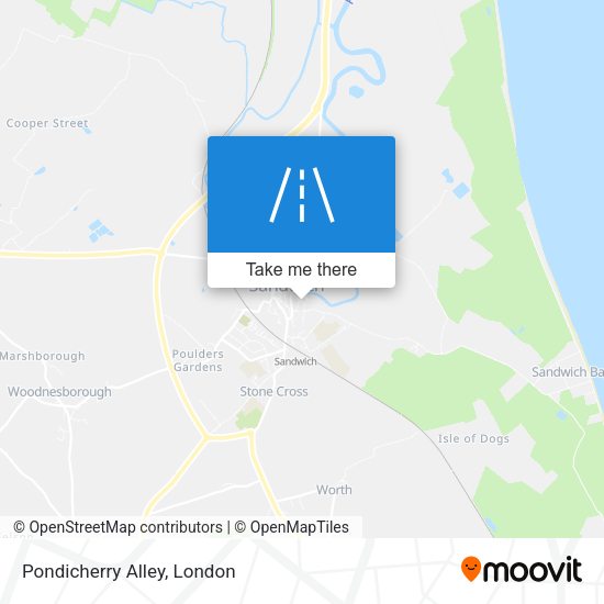 Pondicherry Alley map