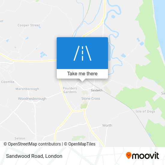 Sandwood Road map