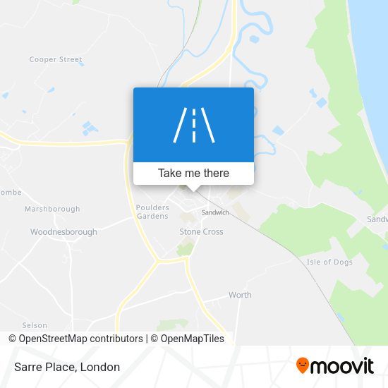 Sarre Place map