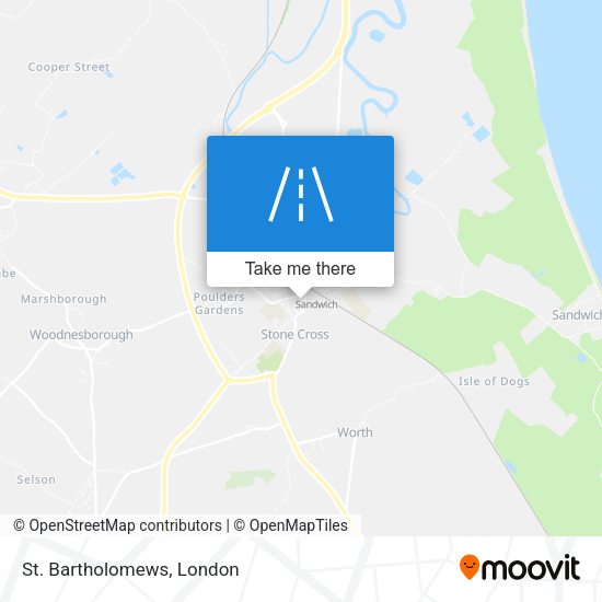 St. Bartholomews map