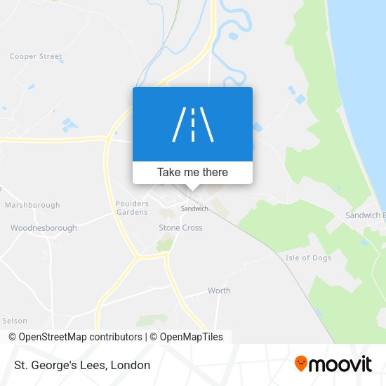 St. George's Lees map
