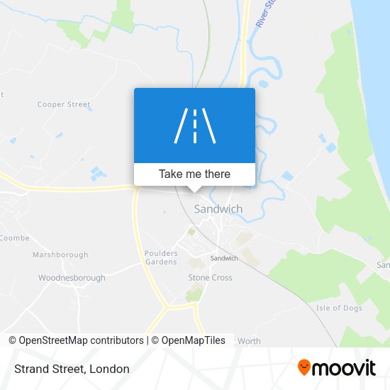 Strand Street map