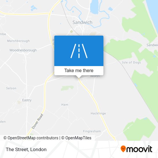 The Street map
